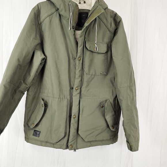 Oakley Green Puffer Coat Performance Men's  Size Medium Army Green - Picture 2 of 8